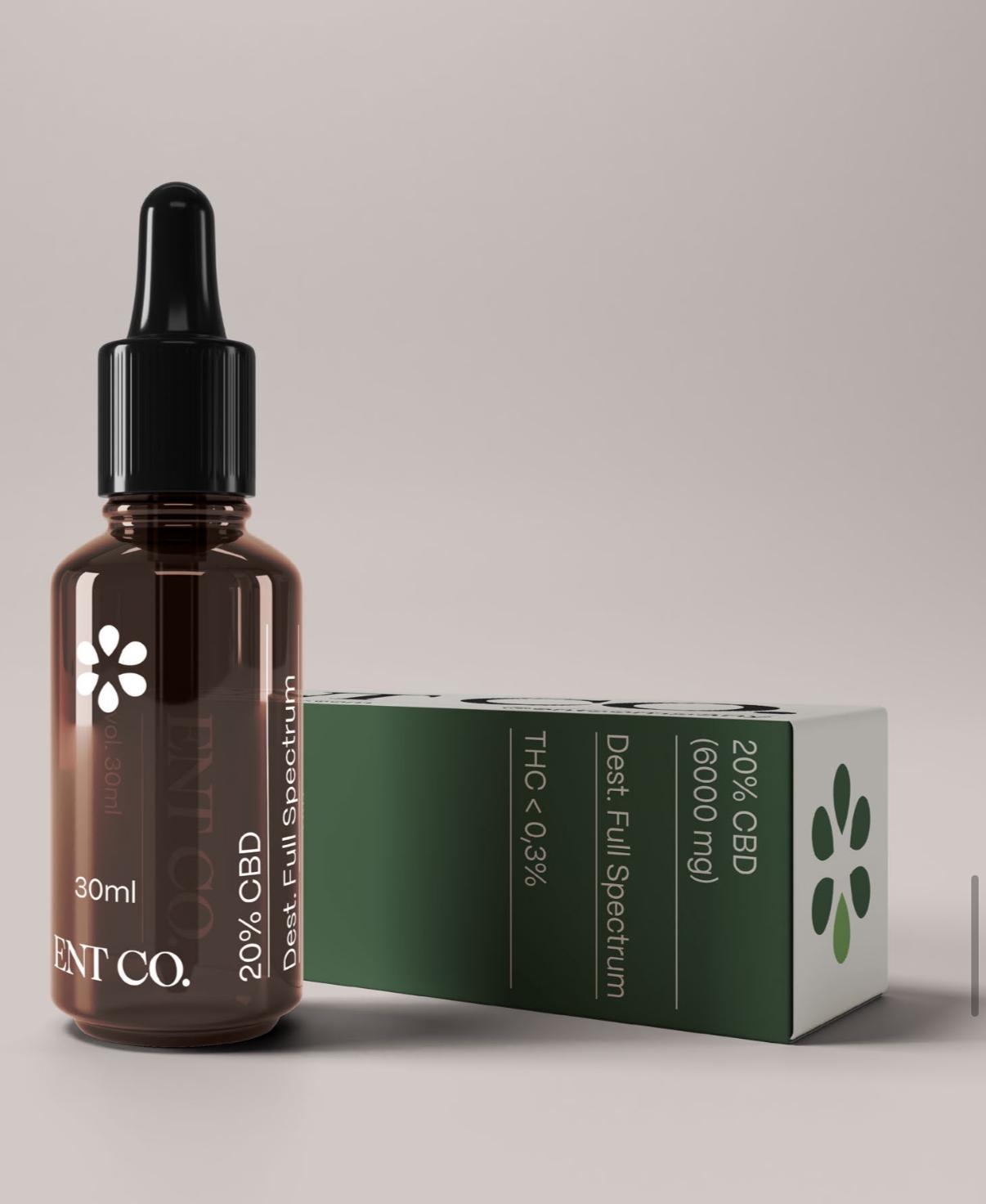 ENT 20% CBD Full Spectrum, the best for your need. Based on science and data.